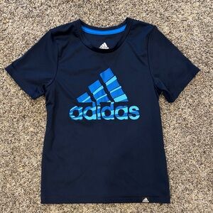 Adidas Kids Dark Blue Graphic Tee